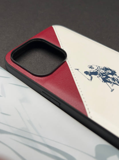 Santa Barbara U.S POLO Red-Blue Back Cover for iPhone