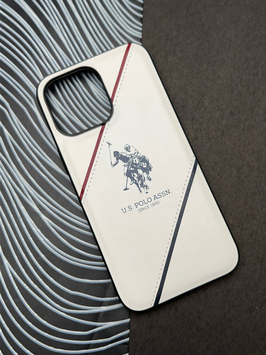Santa Barbara U.S POLO White Back Cover for iPhone