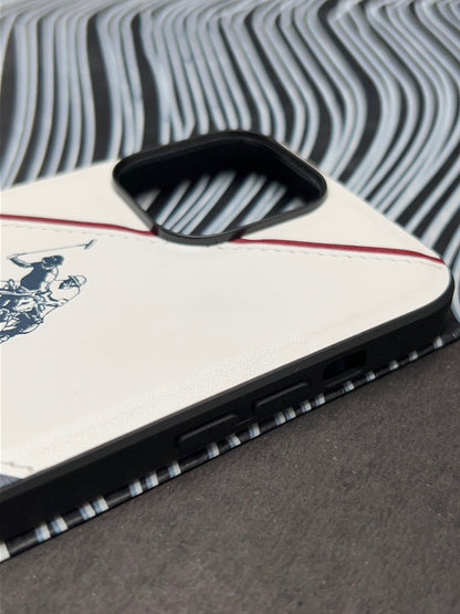 Santa Barbara U.S POLO White Back Cover for iPhone