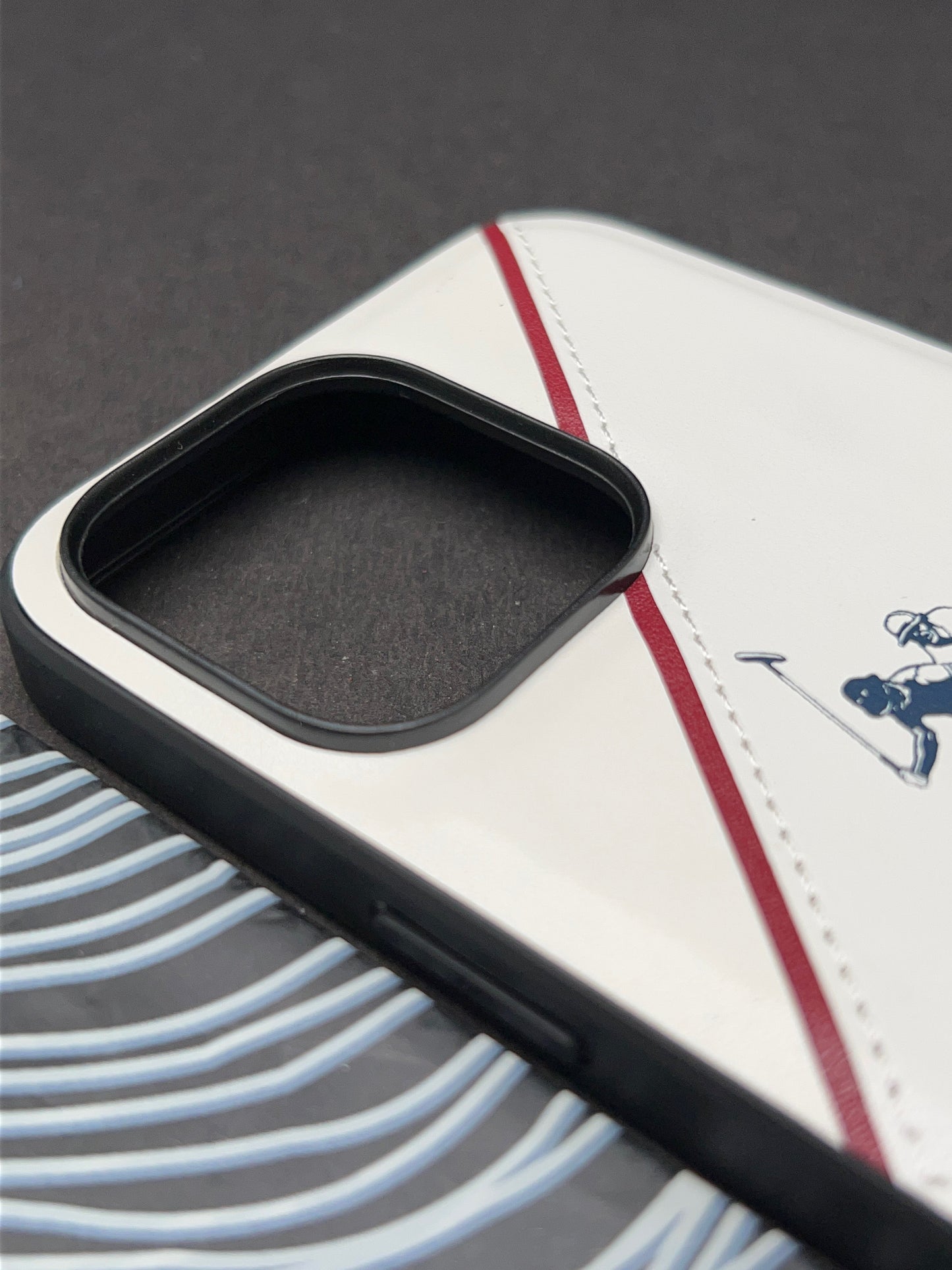 Santa Barbara U.S POLO White Back Cover for iPhone