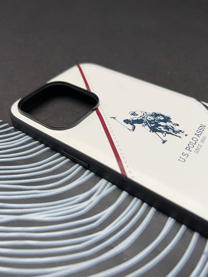 Santa Barbara U.S POLO White Back Cover for iPhone