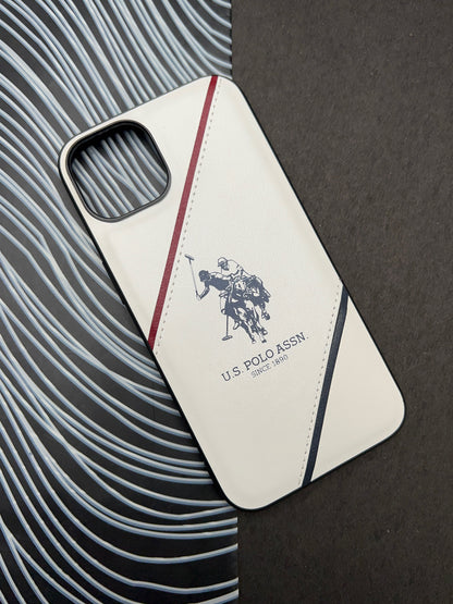 Santa Barbara U.S POLO White Back Cover for iPhone
