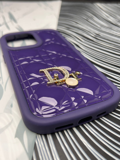 Dior Pearl Deep Purple Case for iPhone