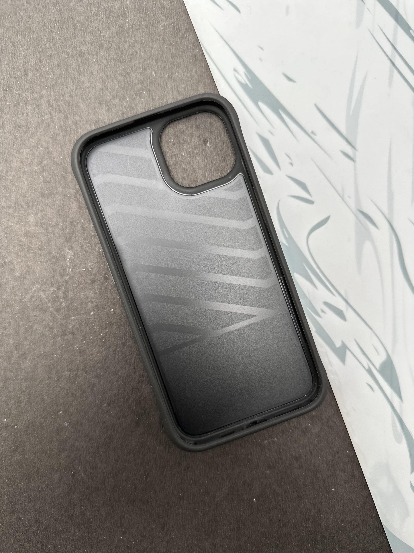 Nimmy Design 3D Embroidery Cases for iPhone King Kong Face Black