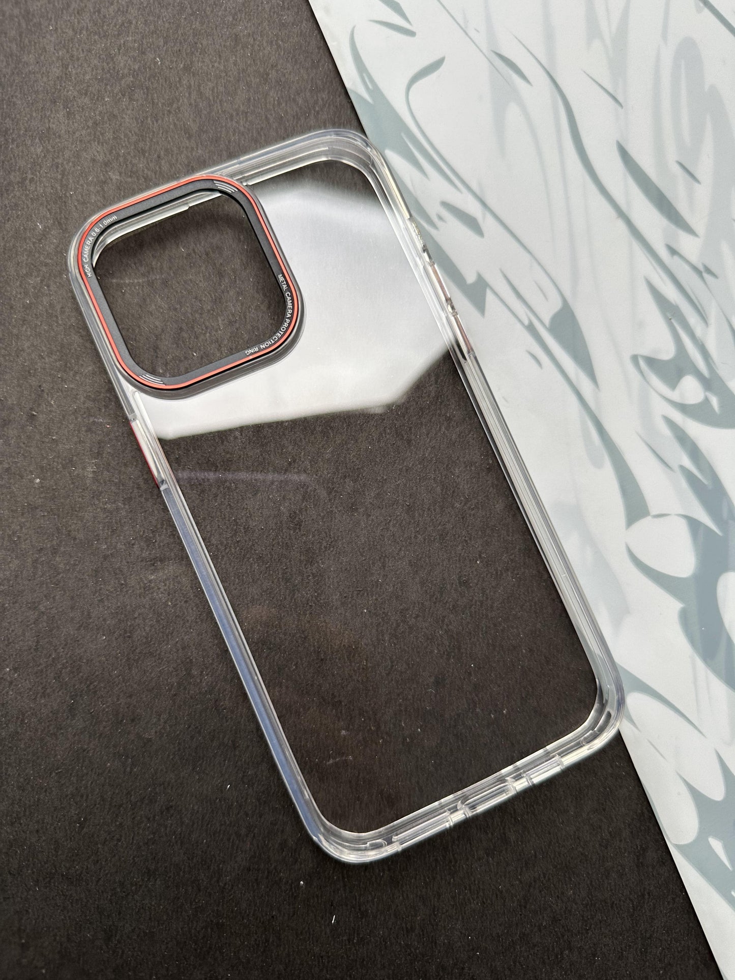 Stylish Crystal Clear Hard Back Soft TPU Edge Case For iPhone