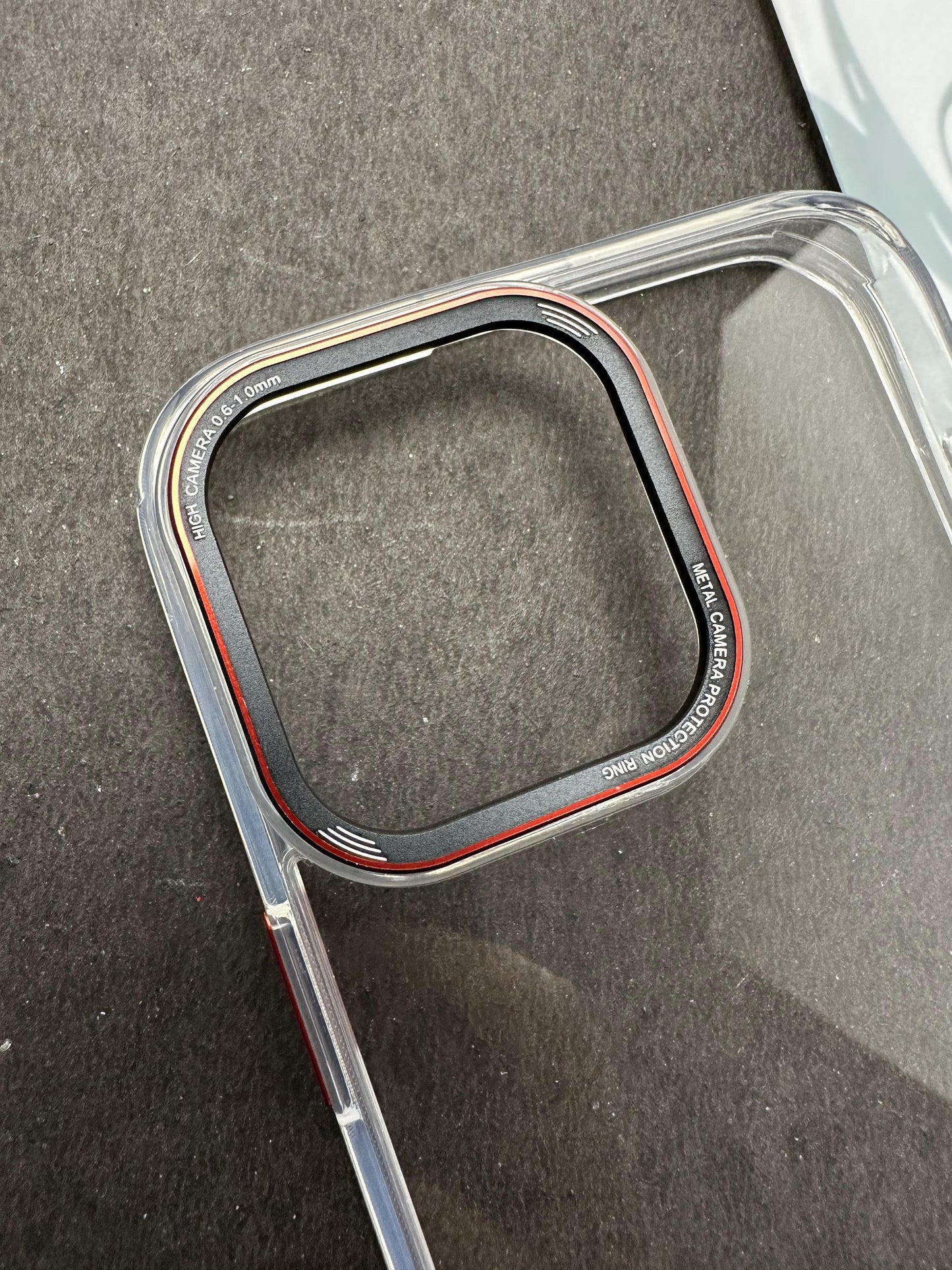 Stylish Crystal Clear Hard Back Soft TPU Edge Case For iPhone