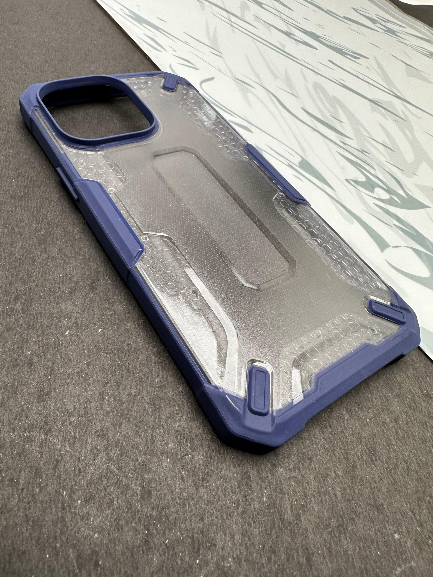 Unicorn Beetle Dark Blue Case for iPhone