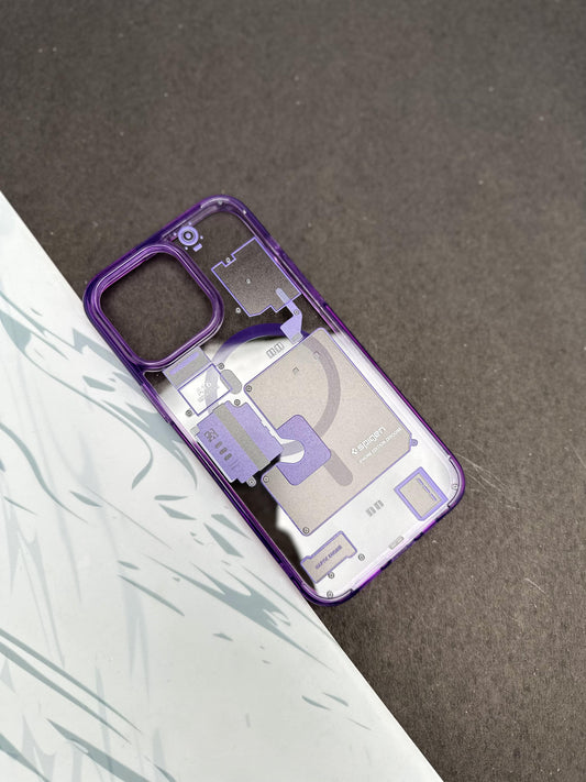 Spigen Deep Purple Ultra Hybrid Zero One (MagFit) Case for iPhone