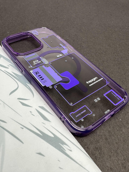 Spigen Deep Purple Ultra Hybrid Zero One (MagFit) Case for iPhone