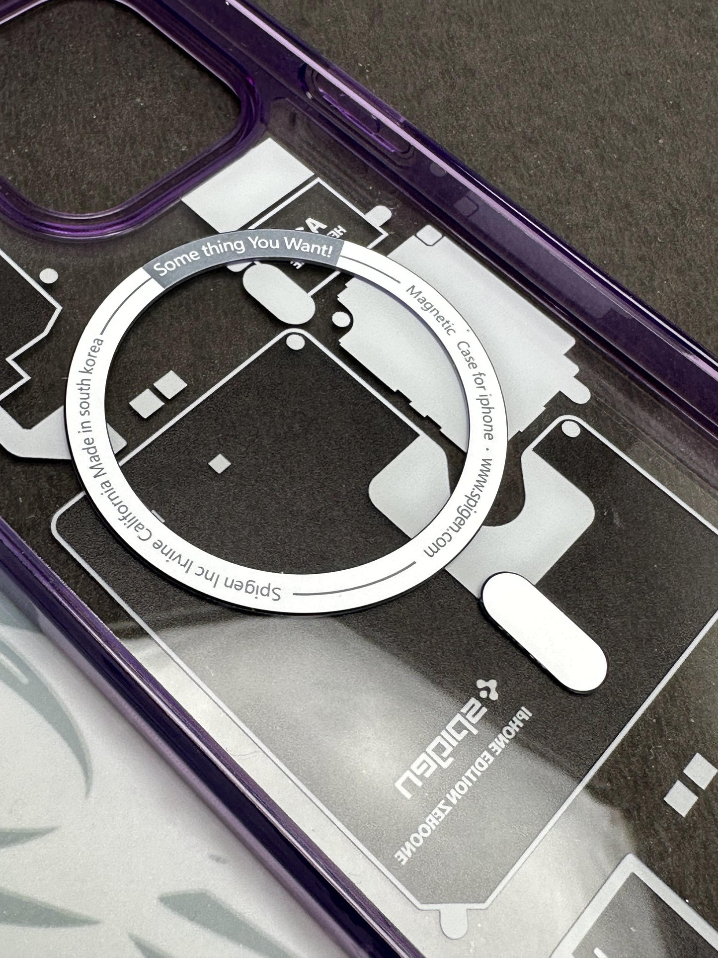 Spigen Deep Purple Ultra Hybrid Zero One (MagFit) Case for iPhone