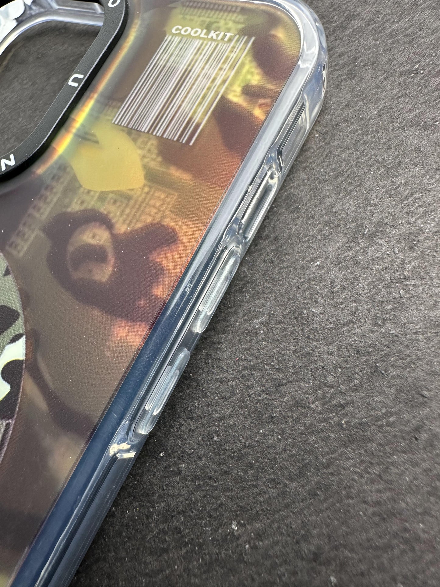 Youngkit Futuristic Circuit With Magsafe Camouflage Green Case For iPhone