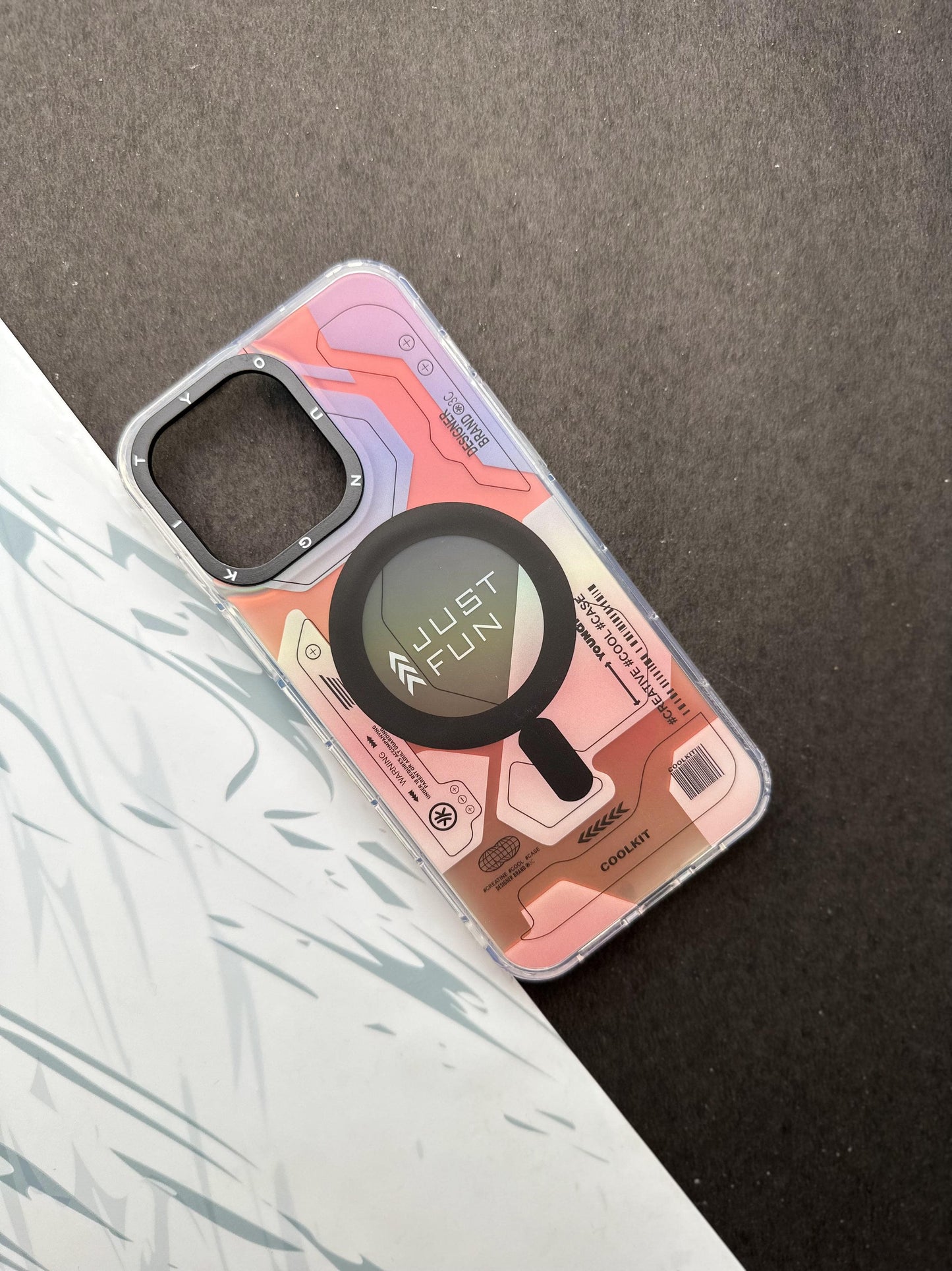 Youngkit Futuristic Circuit With Magsafe Cyberpunk Case For iPhone