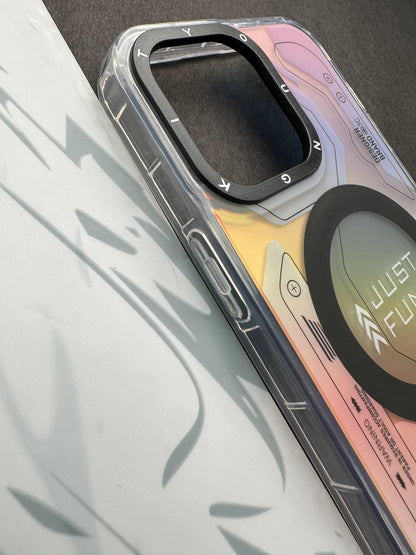 Youngkit Futuristic Circuit With Magsafe Cyberpunk Case For iPhone