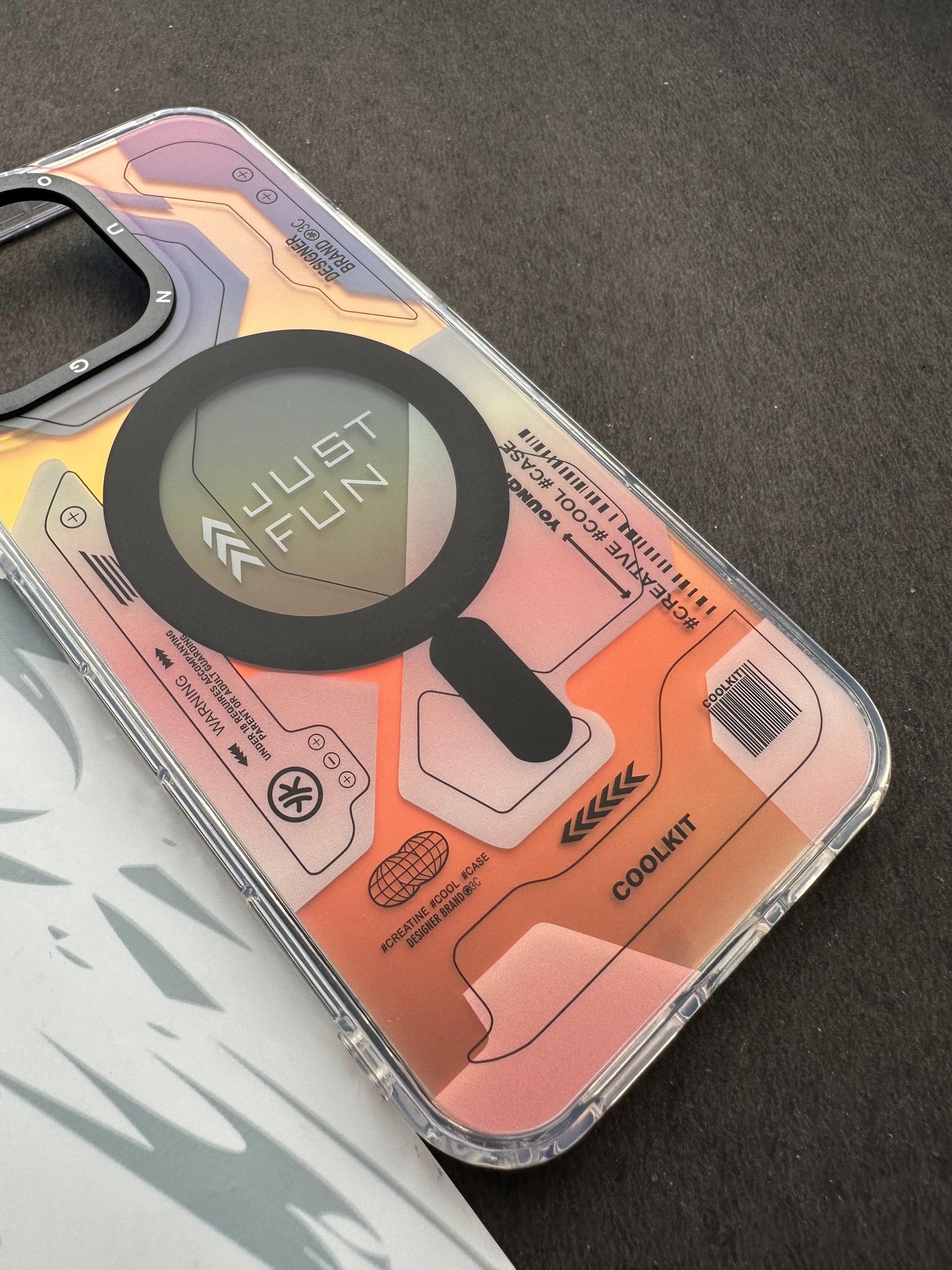 Youngkit Futuristic Circuit With Magsafe Cyberpunk Case For iPhone