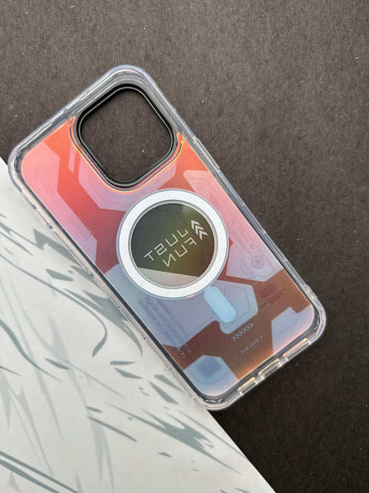 Youngkit Futuristic Circuit With Magsafe Cyberpunk Case For iPhone