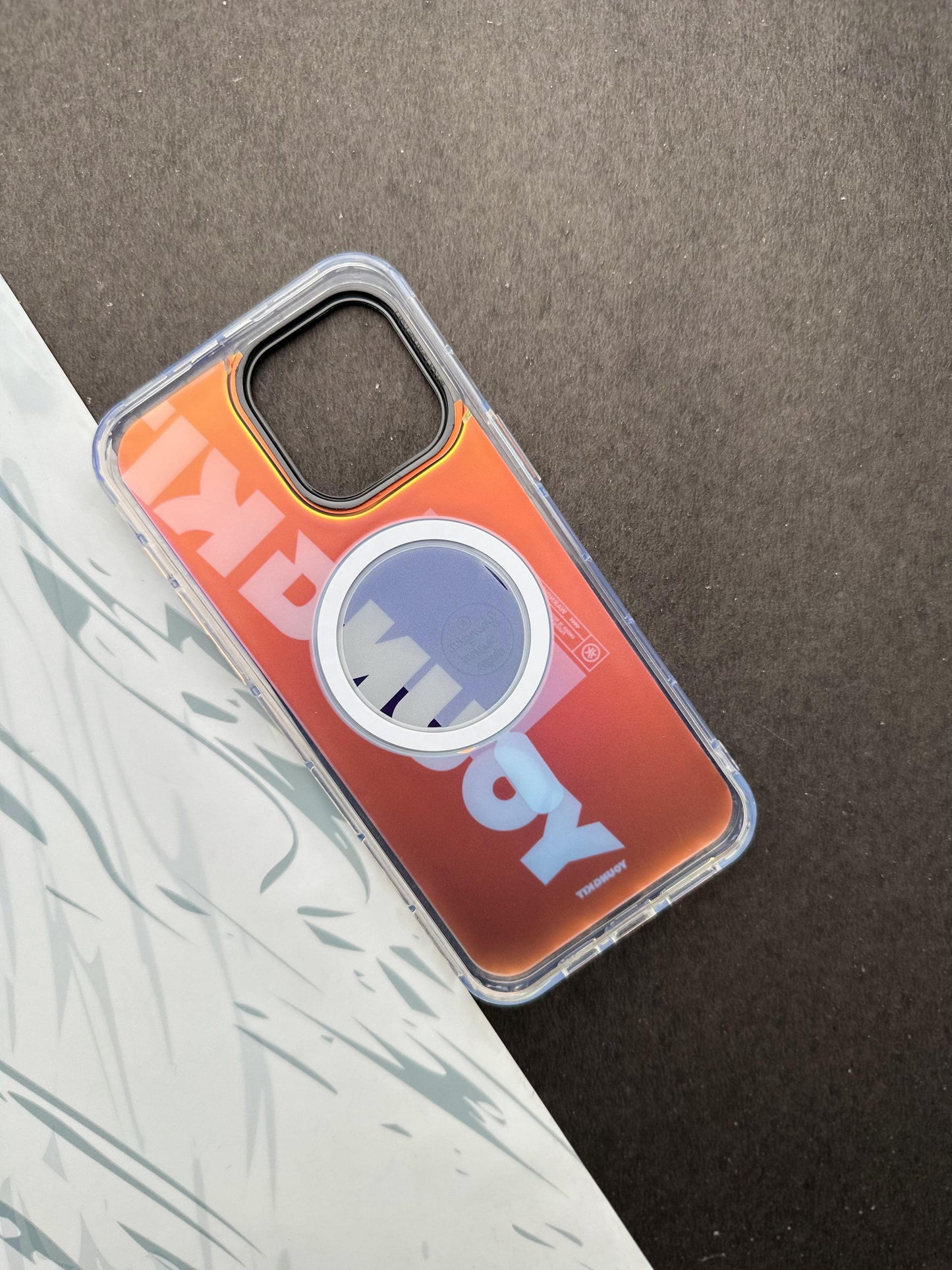 Youngkit Futuristic Circuit With Magsafe Deep Purple YK Case For iPhone