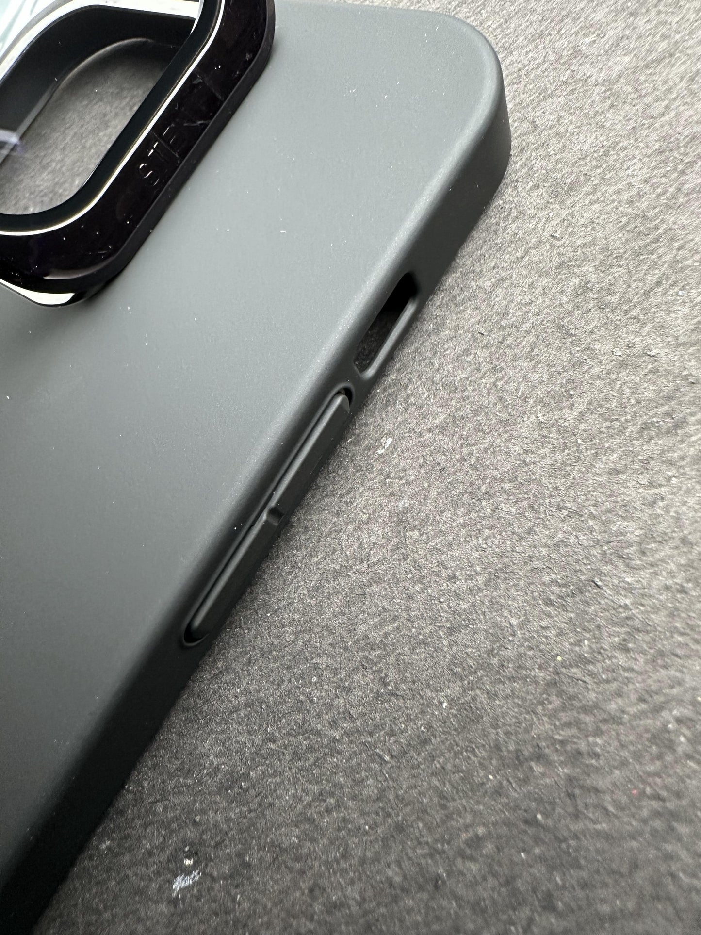 Hidden Bracket Black Frosted Shell Case For iPhone