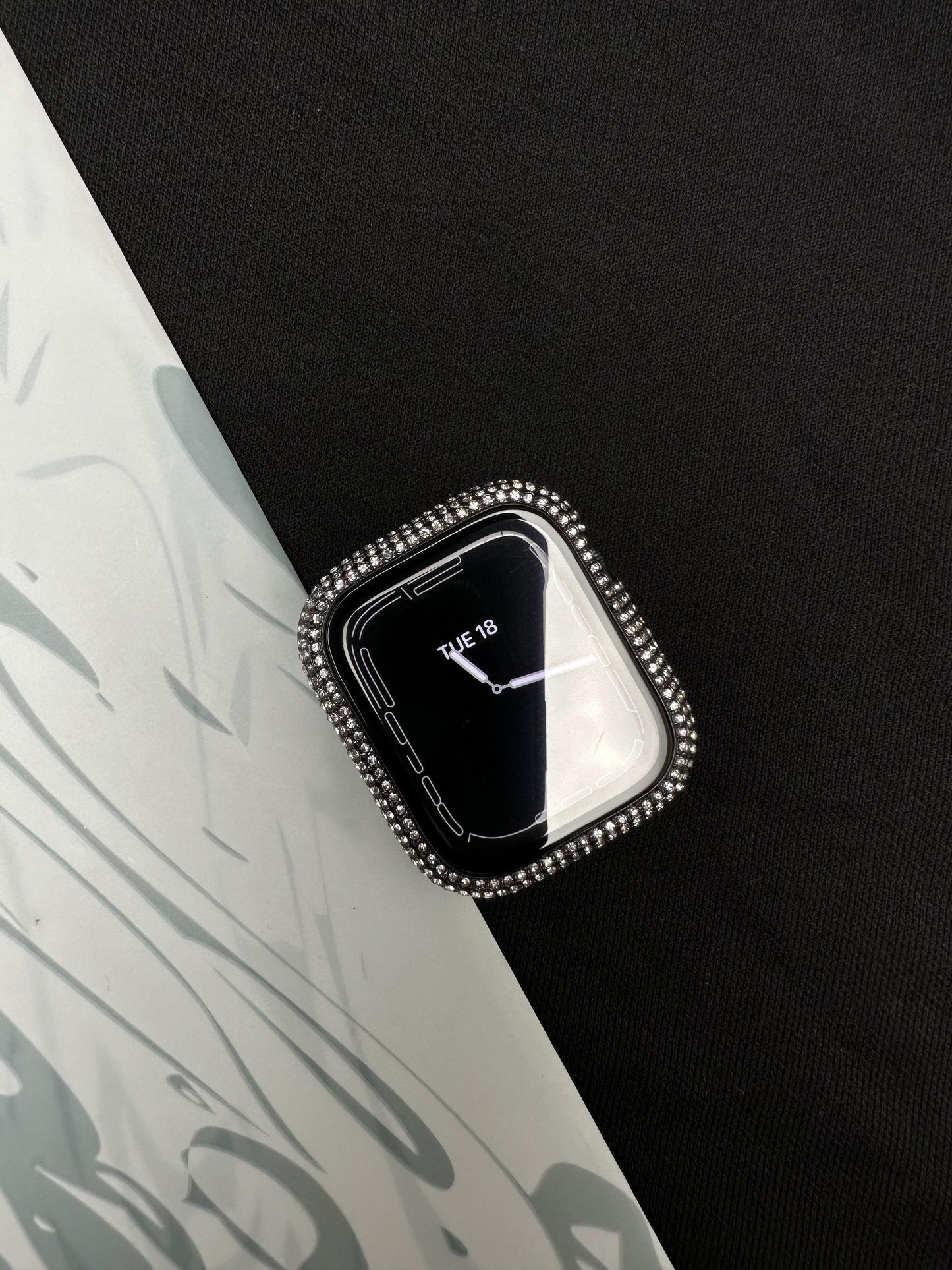 Black Royal Diamond Case For Apple Watch