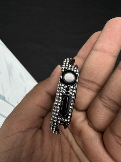 Black Royal Diamond Case For Apple Watch