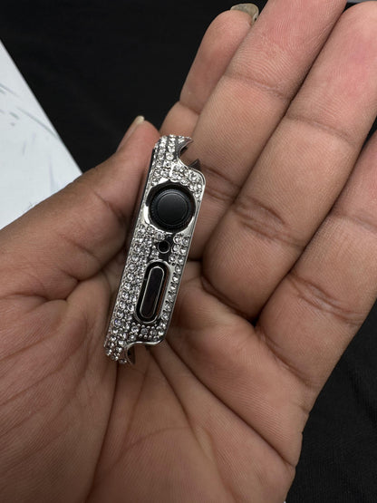Silver Royal Diamond Case For Apple Watch