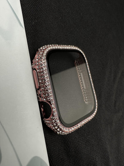 Pink Royal Diamond Case For Apple Watch