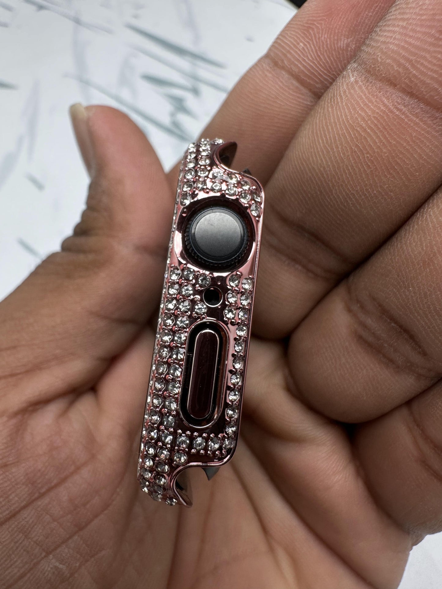 Pink Royal Diamond Case For Apple Watch