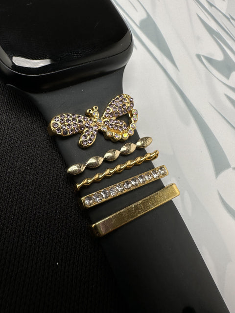 Universal Diamond Butterfly Charm Set For All Smart Watch