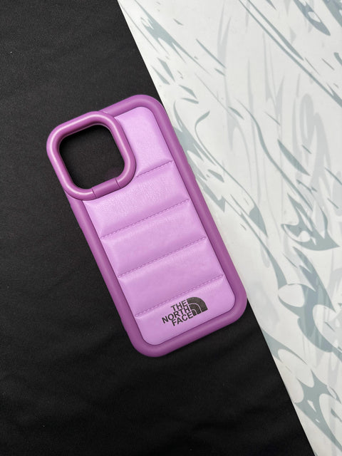 The North Face Purple Down Puffer Jacket Case For iPhone