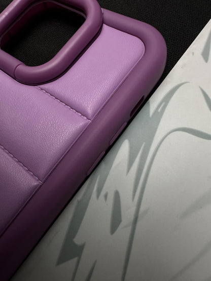 The North Face Purple Down Puffer Jacket Case For iPhone