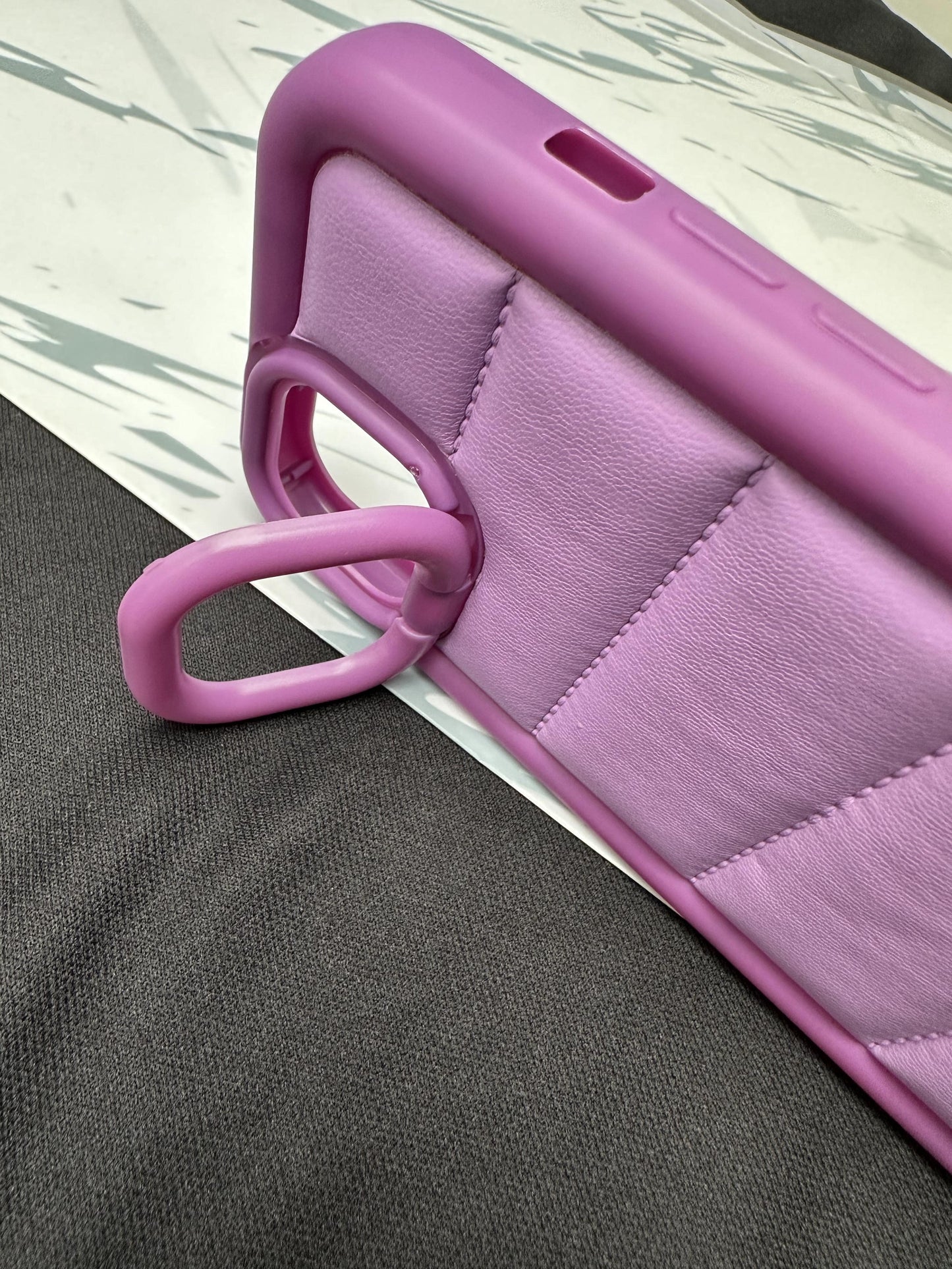 The North Face Purple Down Puffer Jacket Case For iPhone