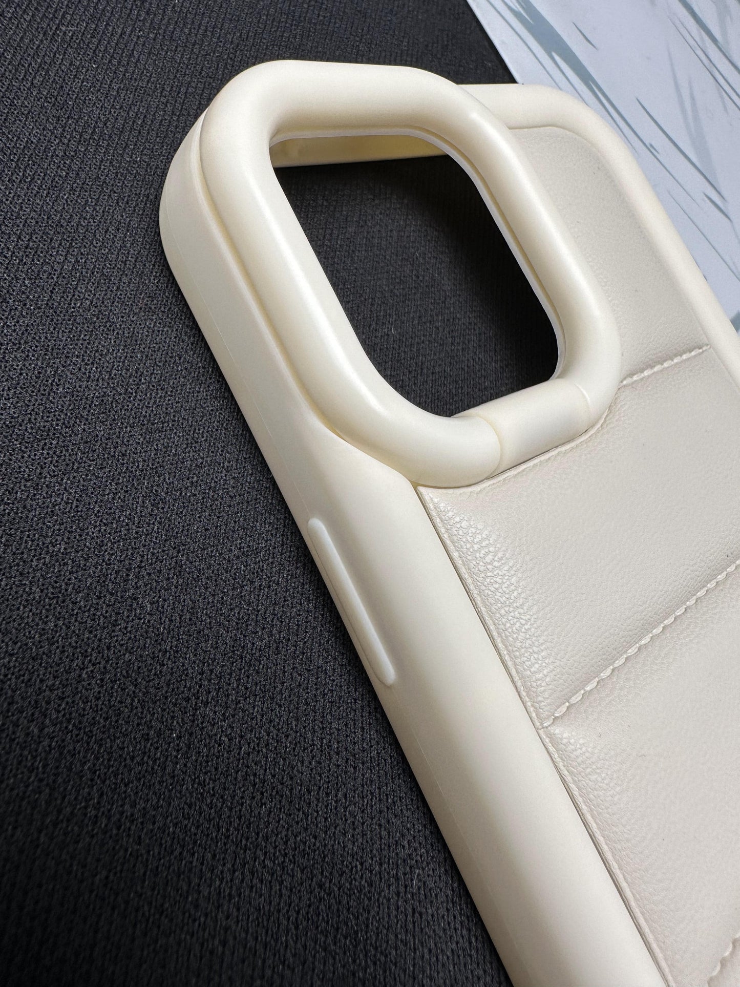 The North Face creamy Down Puffer Jacket Case For iPhone