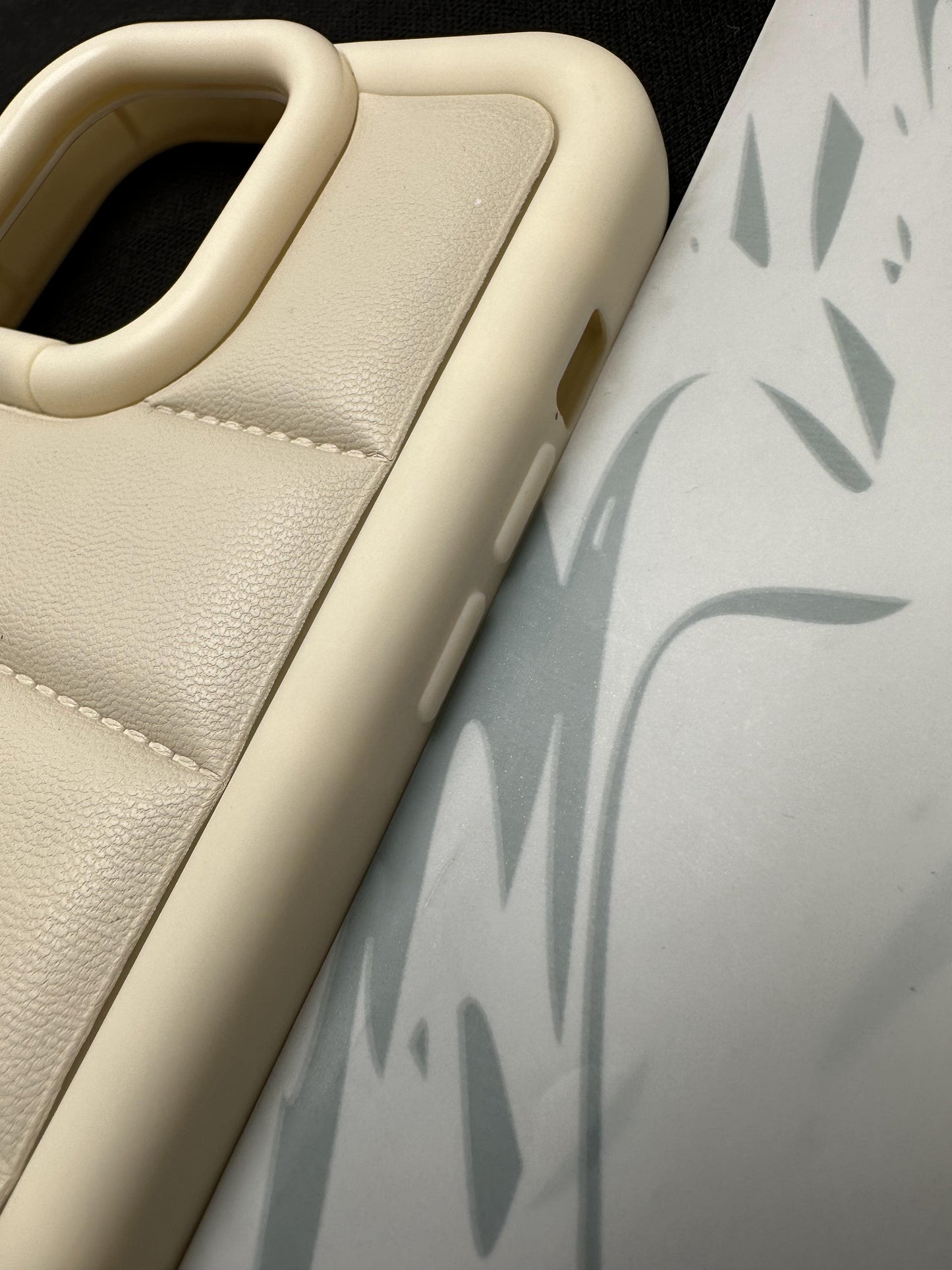 The North Face creamy Down Puffer Jacket Case For iPhone