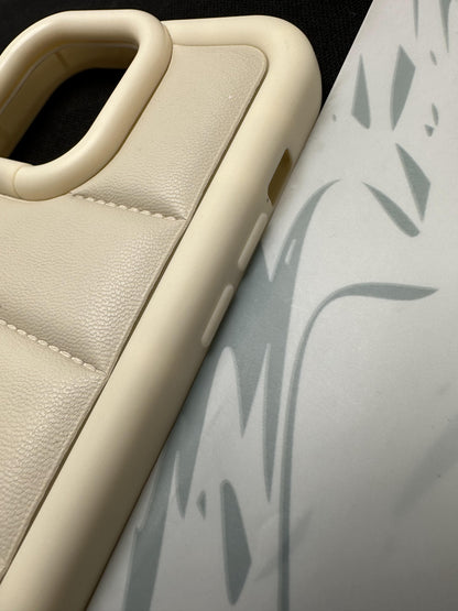 The North Face creamy Down Puffer Jacket Case For iPhone