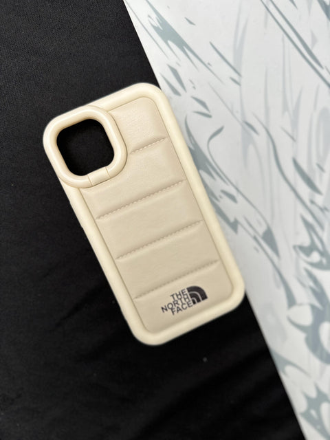 The North Face creamy Down Puffer Jacket Case For iPhone