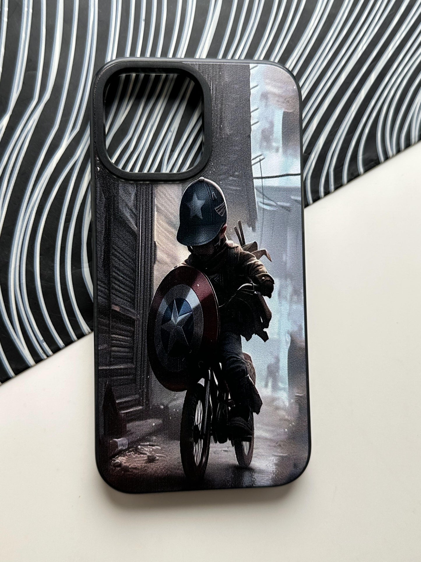 Captain America Cycling Bumper Case For iPhone