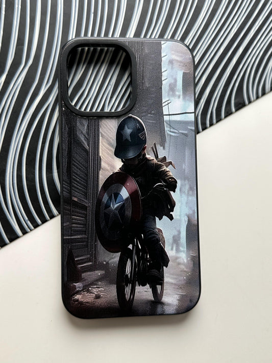 Captain America Cycling Bumper Case For iPhone
