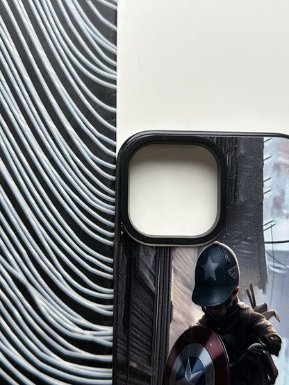 Captain America Cycling Bumper Case For iPhone