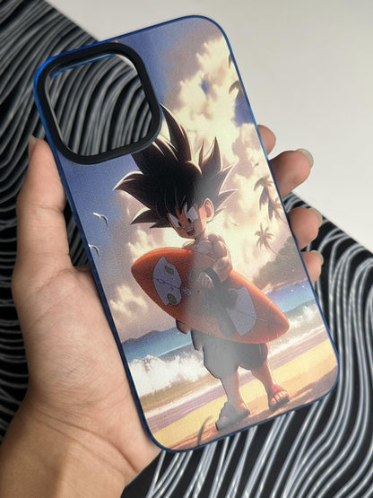Goku Beach Bumper Case For iPhone