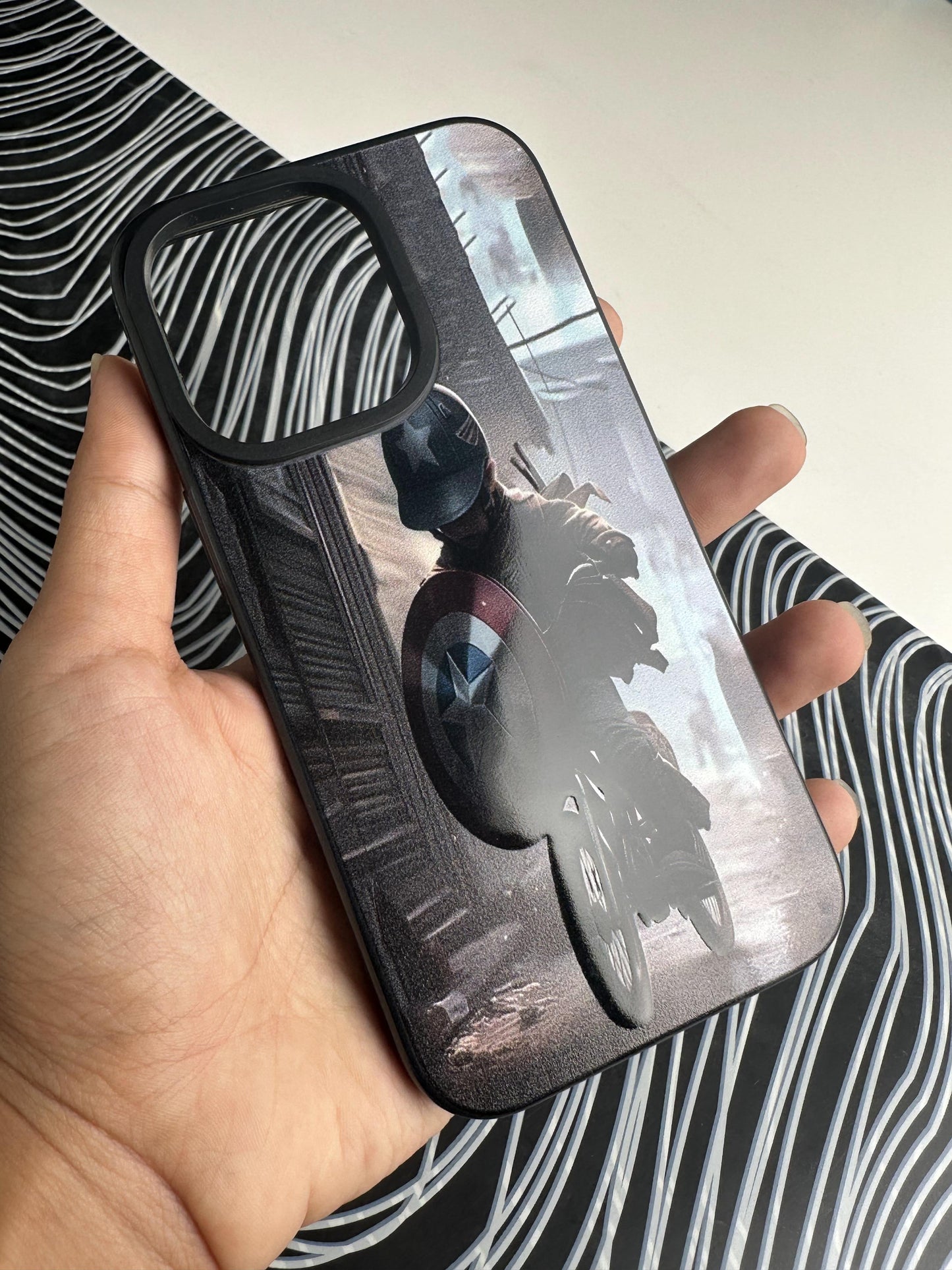 Captain America Cycling Bumper Case For iPhone