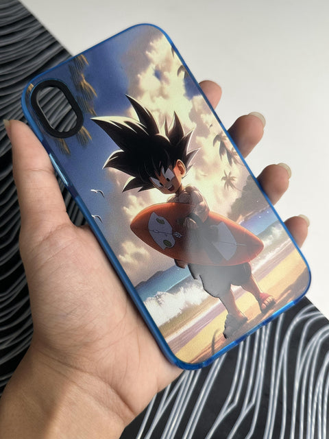Goku Beach Bumper Case For iPhone XS Max