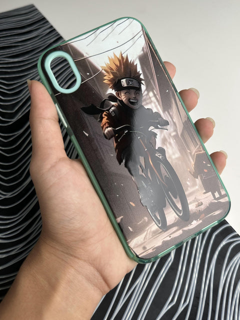 Naruto Cycling Bumper Case For iPhone X / XS