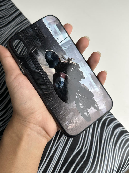 Captain America Cycling Bumper Case For iPhone XS Max