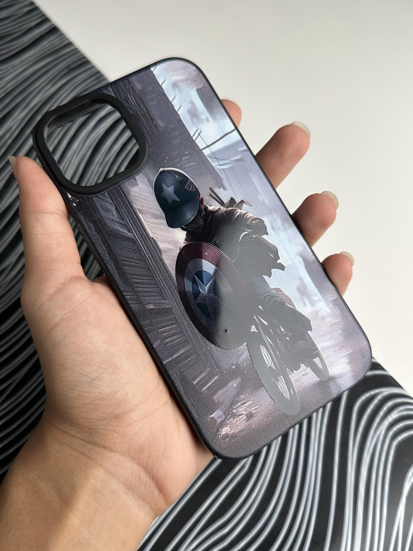 Captain America Cycling Bumper Case For iPhone