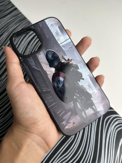 Captain America Cycling Bumper Case For iPhone