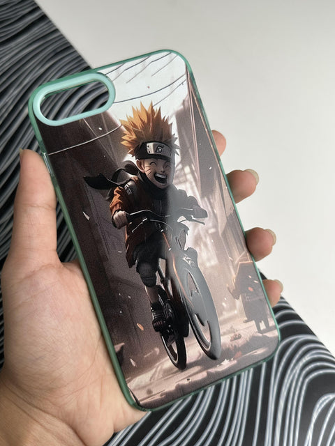 Naruto Cycling Bumper Case For iPhone 7+ / 8+
