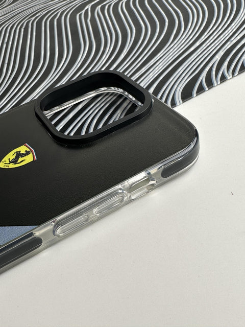 Ferrari Black Bumper Case For iPhone