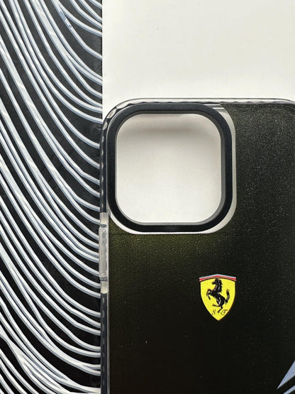 Ferrari Black Bumper Case For iPhone