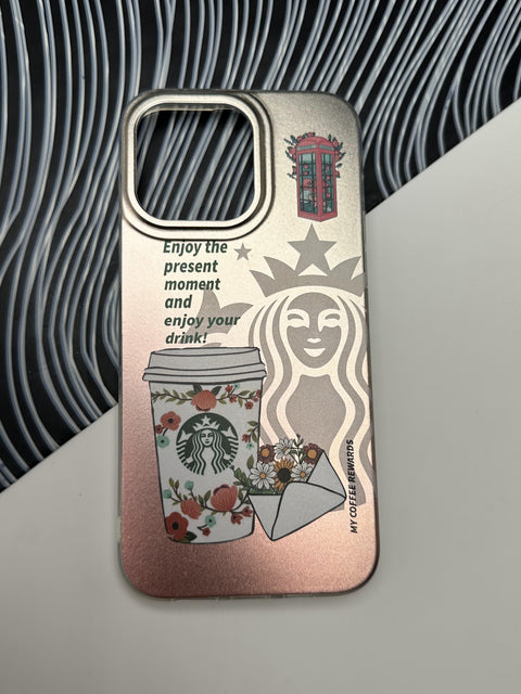 Classy Starbucks Laser Matte Case For iPhone