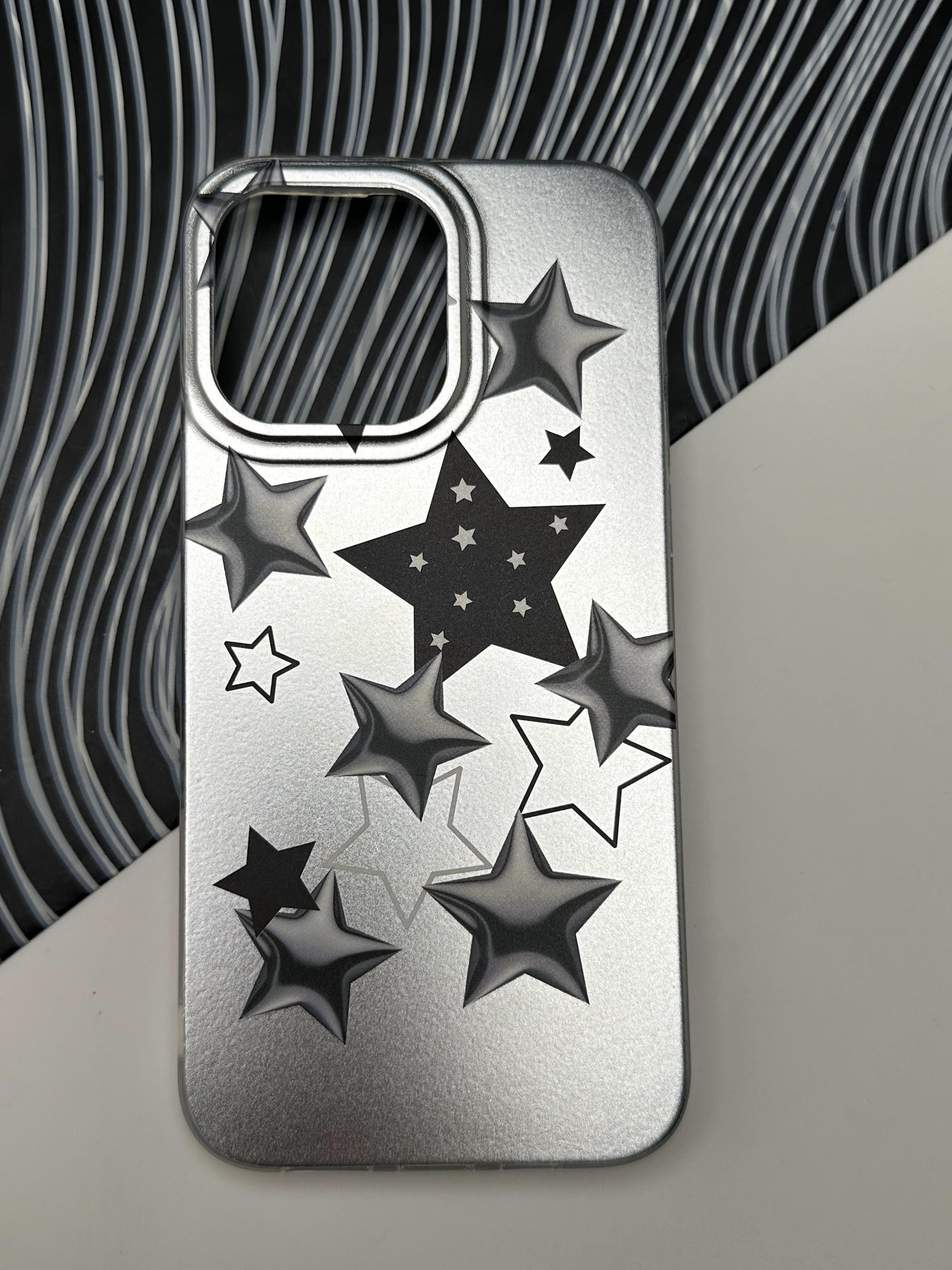 Classy Star Black Laser Matte Case For iPhone