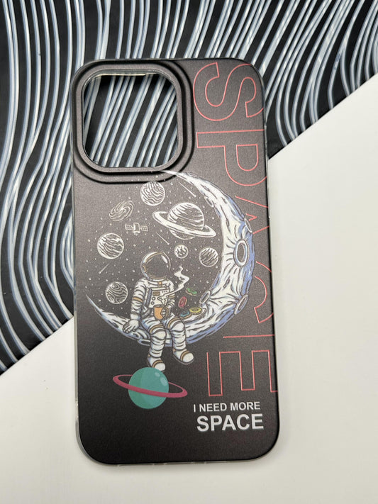 Classy SPACE Black Laser Matte Case For iPhone